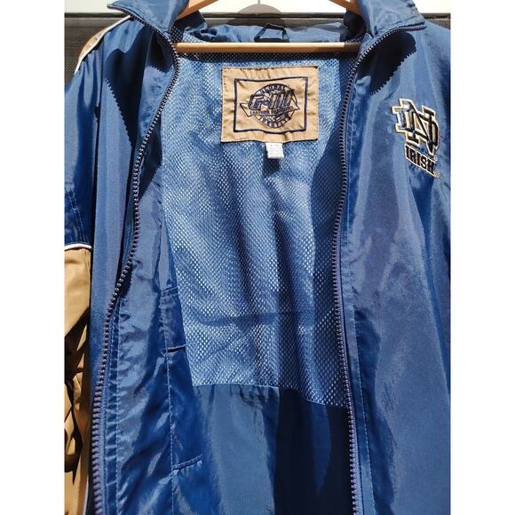 Vintage G-III Notre Dame Fighting Irish Full Zip Jacket - LARGE - Picture 7 of 11